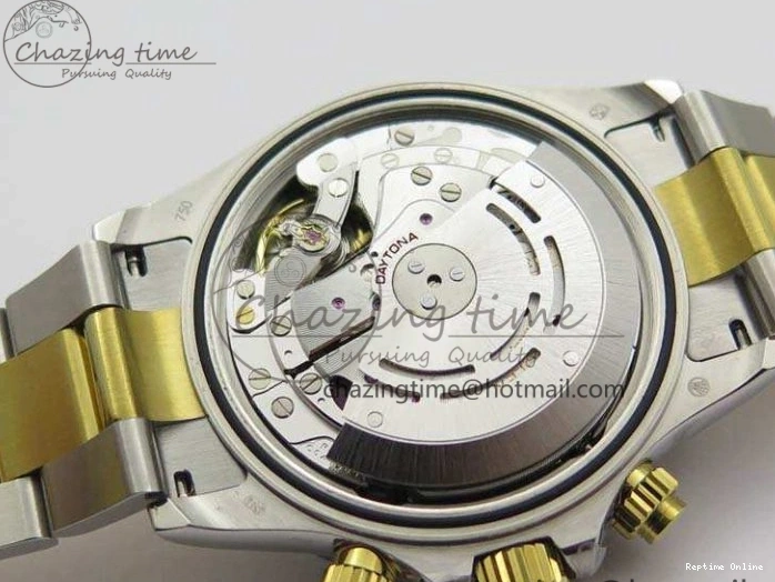 0126 Daytona SS YG Ceramic Bezel JH Best Edition White Dial On SS YG Bracelet A Resilient 3530